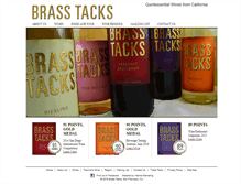 Tablet Screenshot of brasstackswines.com